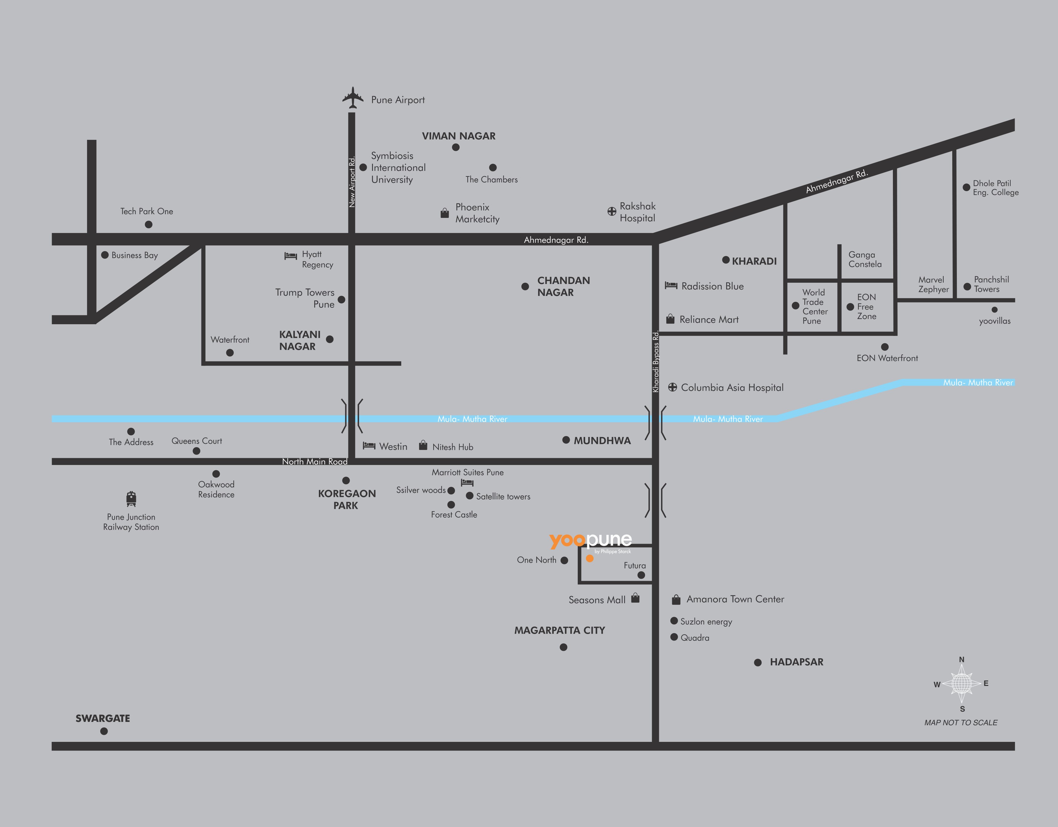 YOO Pune Location Map